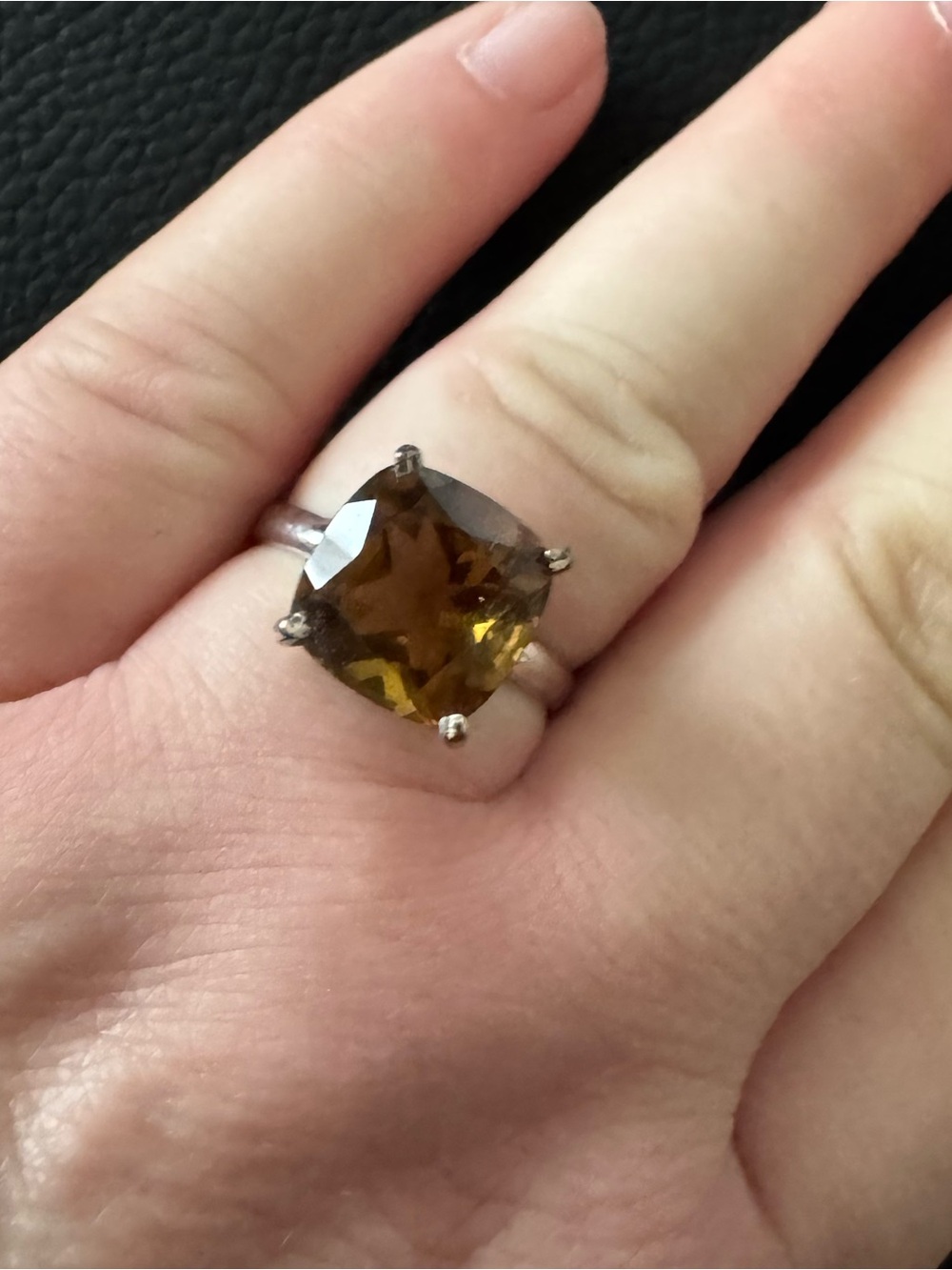TOURMALINE Ring, set in silver, size 10.25, Very Good Pre-Owned Condition